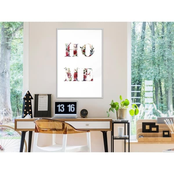 Inramad Poster / Tavla - Floral Home