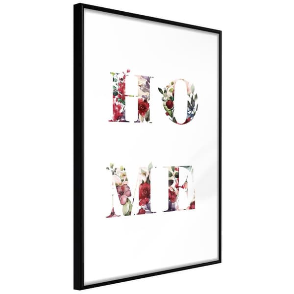 Inramad Poster / Tavla - Floral Home