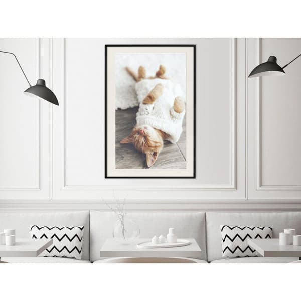 Inramad Poster / Tavla - Kitten Life