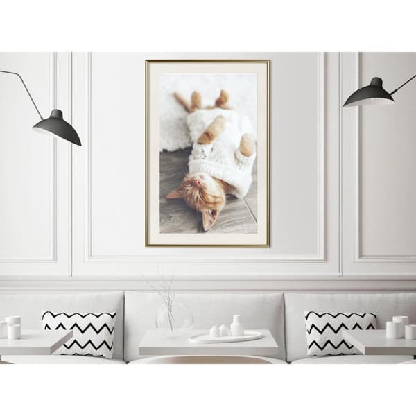 Inramad Poster / Tavla - Kitten Life