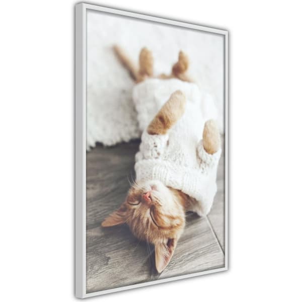 Inramad Poster / Tavla - Kitten Life