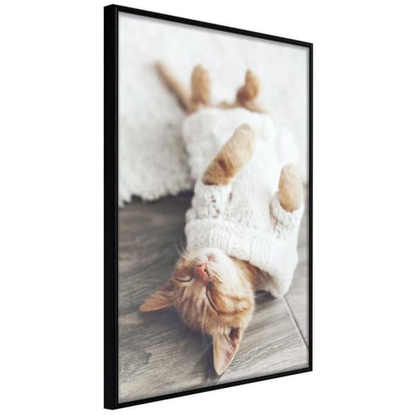 Inramad Poster / Tavla - Kitten Life
