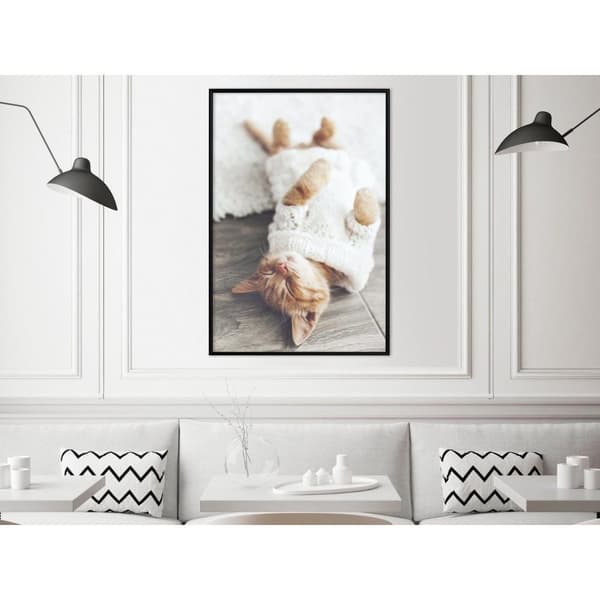 Inramad Poster / Tavla - Kitten Life