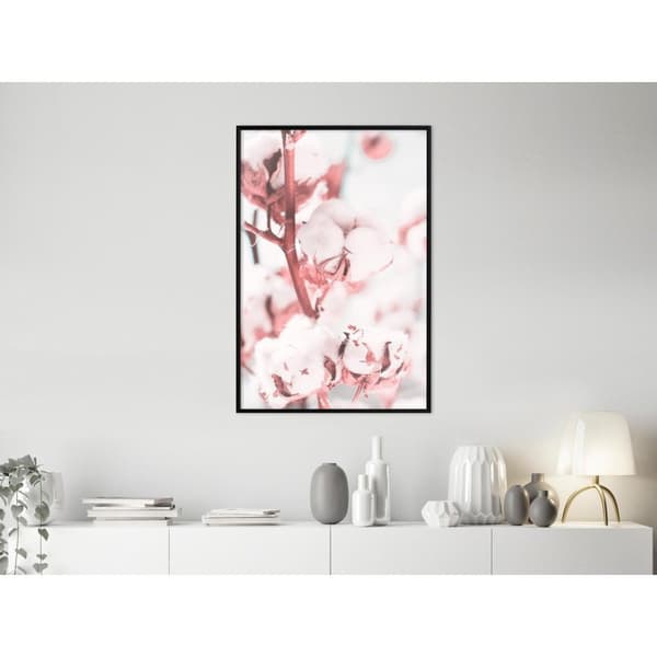 Inramad Poster / Tavla - Cotton Flowers