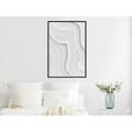Miniatyrbild 3 av 11: Inramad Poster / Tavla - Snow Contour Lines