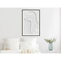 Miniatyrbild 7 av 11: Inramad Poster / Tavla - Snow Contour Lines
