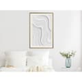 Miniatyrbild 8 av 11: Inramad Poster / Tavla - Snow Contour Lines