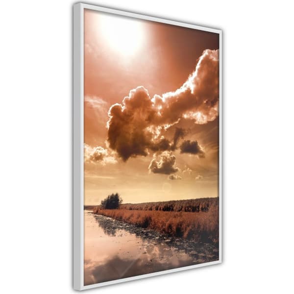 Inramad Poster / Tavla - Holiday Nostalgia Vit ram 20x30