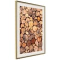 Miniatyrbild 10 av 11: Inramad Poster / Tavla - Log Pile