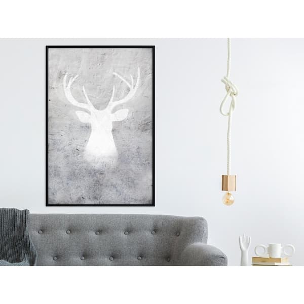 Inramad Poster / Tavla - White Shadow