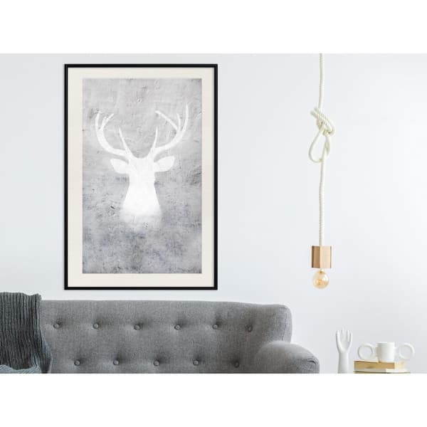 Inramad Poster / Tavla - White Shadow