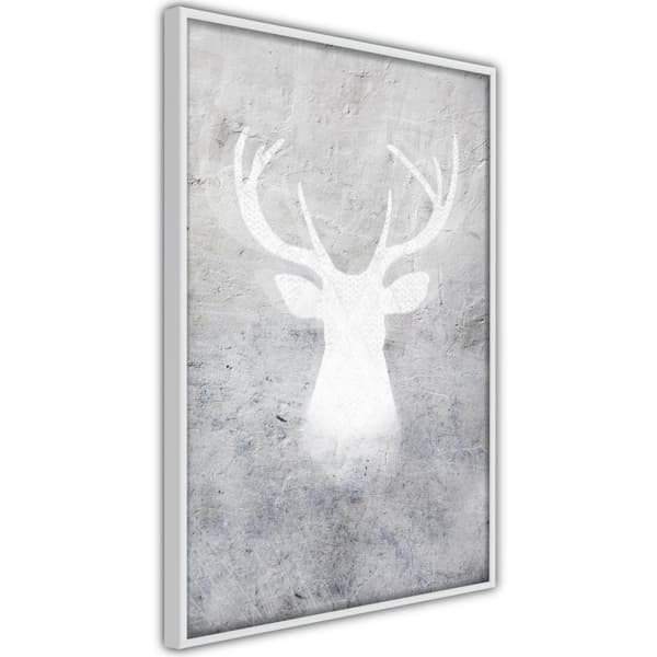 Inramad Poster / Tavla - White Shadow