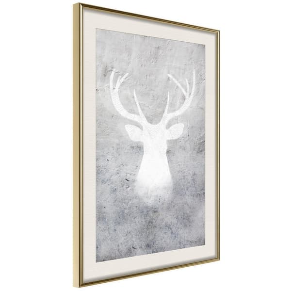 Inramad Poster / Tavla - White Shadow