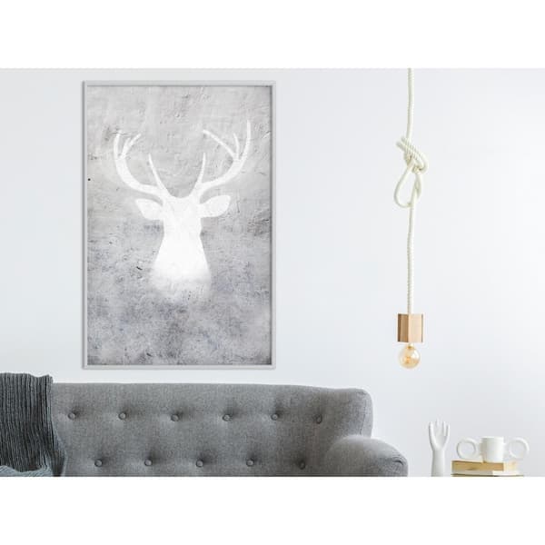 Inramad Poster / Tavla - White Shadow