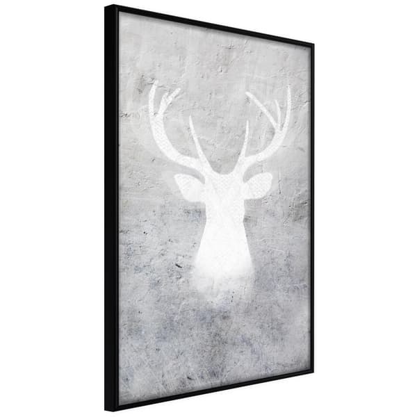 Inramad Poster / Tavla - White Shadow