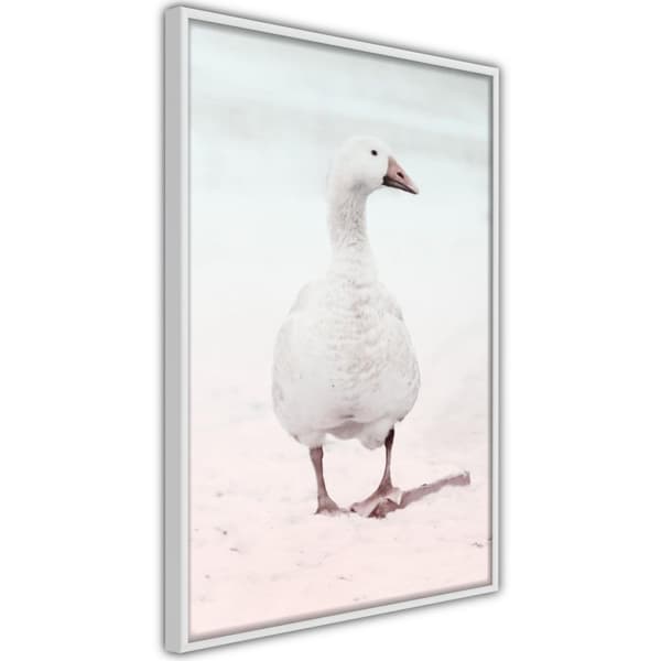 Inramad Poster / Tavla - Walking Goose