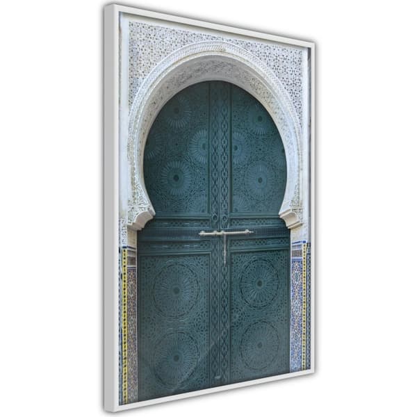 Inramad Poster / Tavla - Closed Passage (Brown)