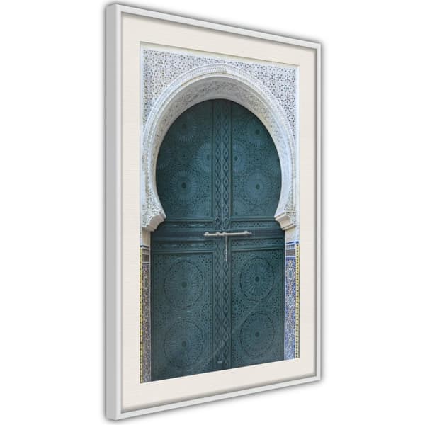 Inramad Poster / Tavla - Closed Passage (Brown)