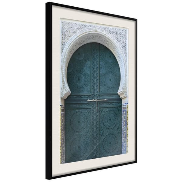 Inramad Poster / Tavla - Closed Passage (Brown)