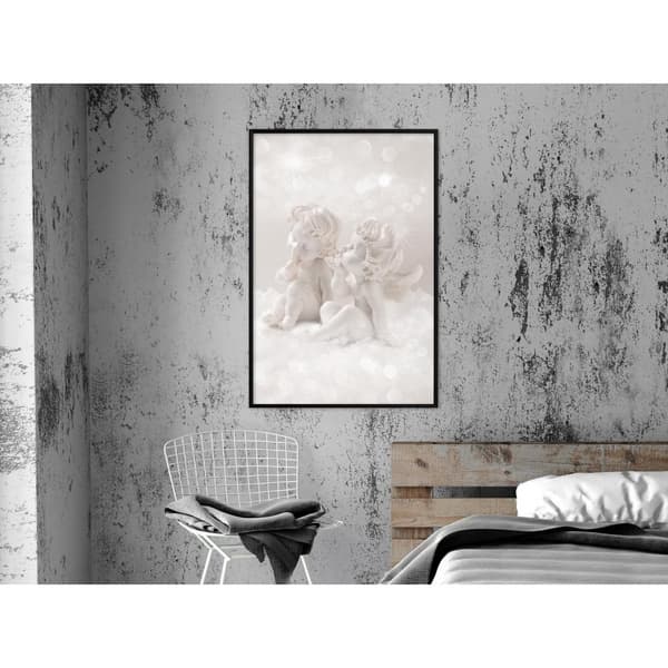 Inramad Poster / Tavla - Cute Angels