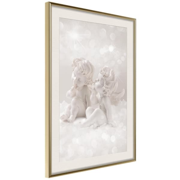 Inramad Poster / Tavla - Cute Angels