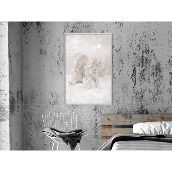 Inramad Poster / Tavla - Cute Angels