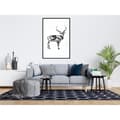 Miniatyrbild 3 av 11: Inramad Poster / Tavla - Marble Stag