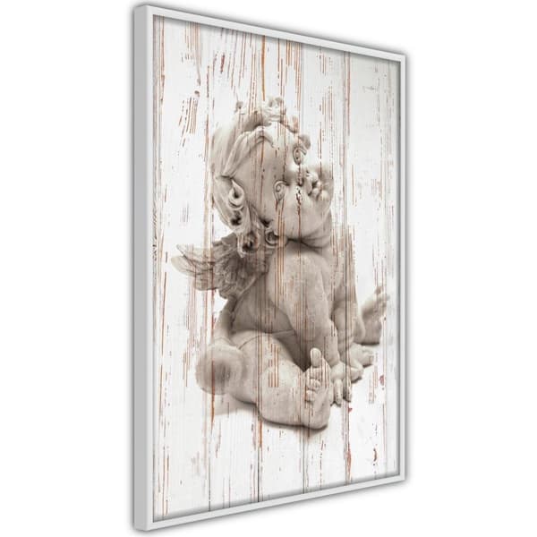 Inramad Poster / Tavla - Winged Baby