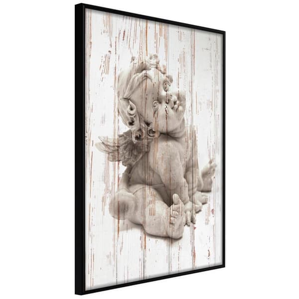 Inramad Poster / Tavla - Winged Baby