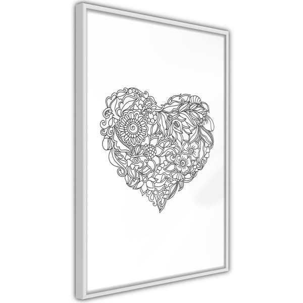 Inramad Poster / Tavla - Fulfillment of Love