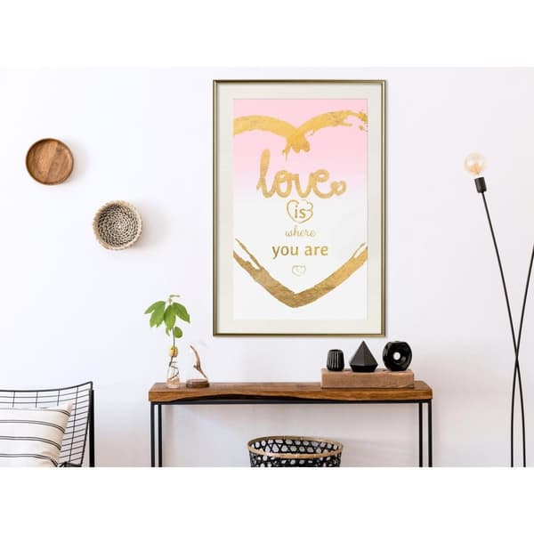 Inramad Poster / Tavla - Ubiquitous Love II
