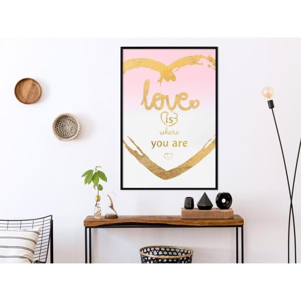 Inramad Poster / Tavla - Ubiquitous Love II