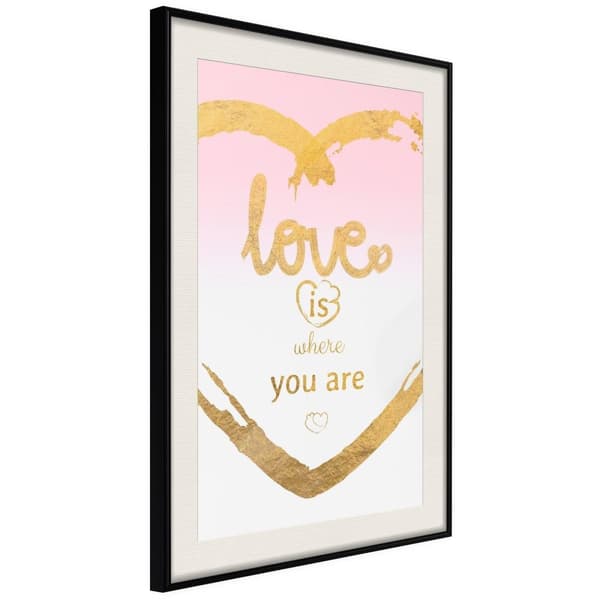 Inramad Poster / Tavla - Ubiquitous Love II