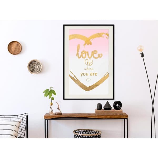 Inramad Poster / Tavla - Ubiquitous Love II