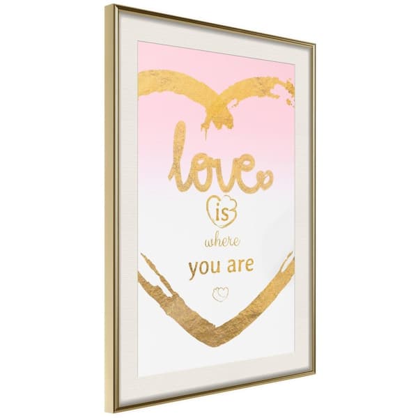 Inramad Poster / Tavla - Ubiquitous Love II
