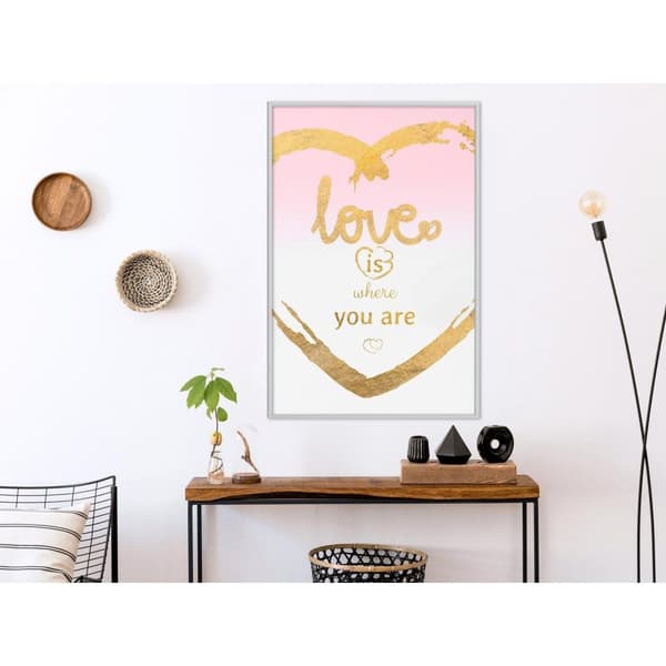 Inramad Poster / Tavla - Ubiquitous Love II