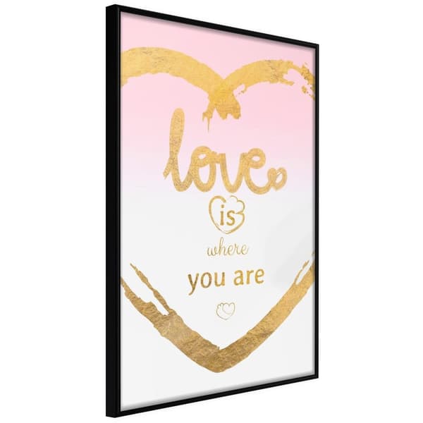 Inramad Poster / Tavla - Ubiquitous Love II
