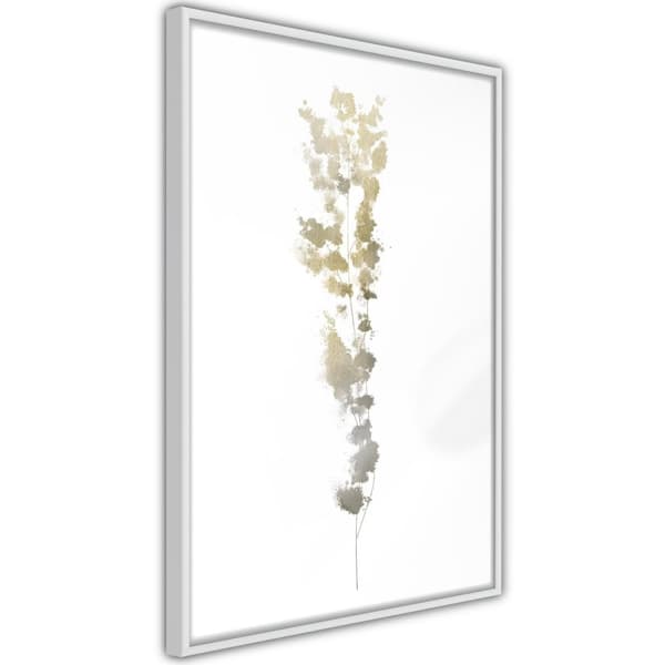 Inramad Poster / Tavla - Fragment of Nature Vit ram 40x60
