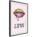 Miniatyrbild 5 av 11: Inramad Poster / Tavla - Lip Gloss and Love