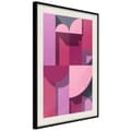 Miniatyrbild 5 av 11: Inramad Poster / Tavla - Pink Geometry
