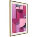 Miniatyrbild 10 av 11: Inramad Poster / Tavla - Pink Geometry