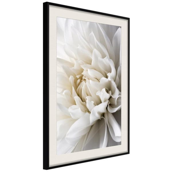 Inramad Poster / Tavla - Peace of Mind Svart ram med passepartout 20x30