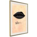 Miniatyrbild 1 av 11: Inramad Poster / Tavla - Silent Lips