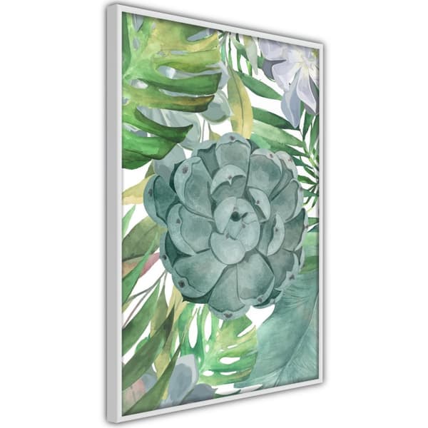 Inramad Poster / Tavla - So Green Vit ram 20x30