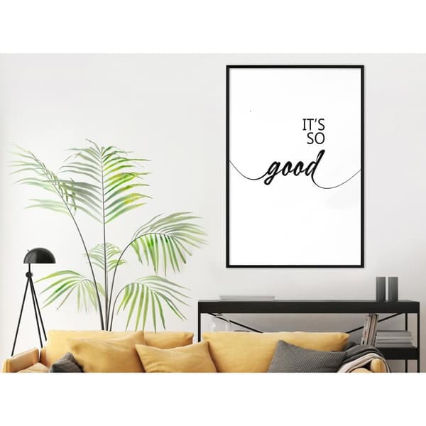 Inramad Poster / Tavla - So Good