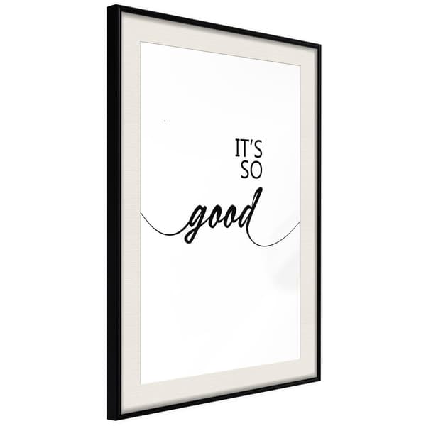 Inramad Poster / Tavla - So Good