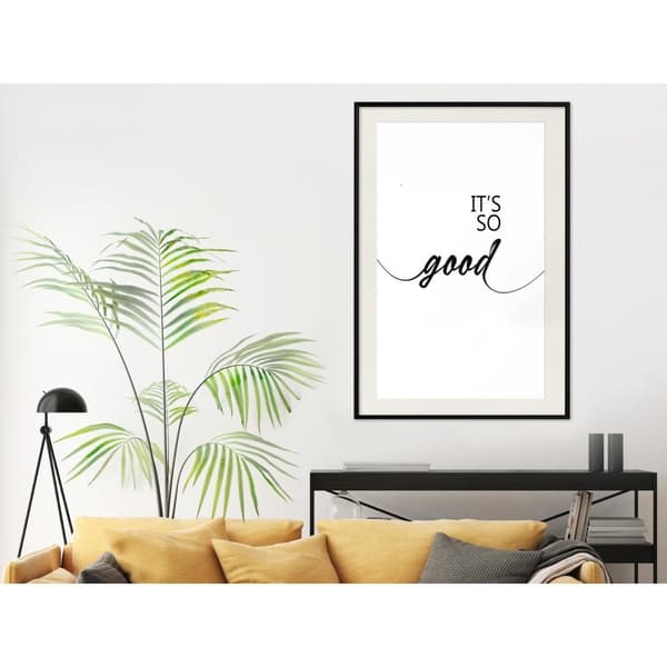 Inramad Poster / Tavla - So Good