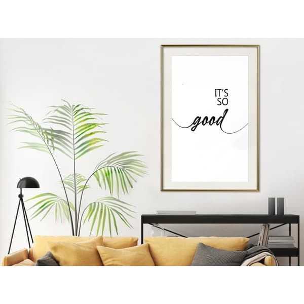 Inramad Poster / Tavla - So Good