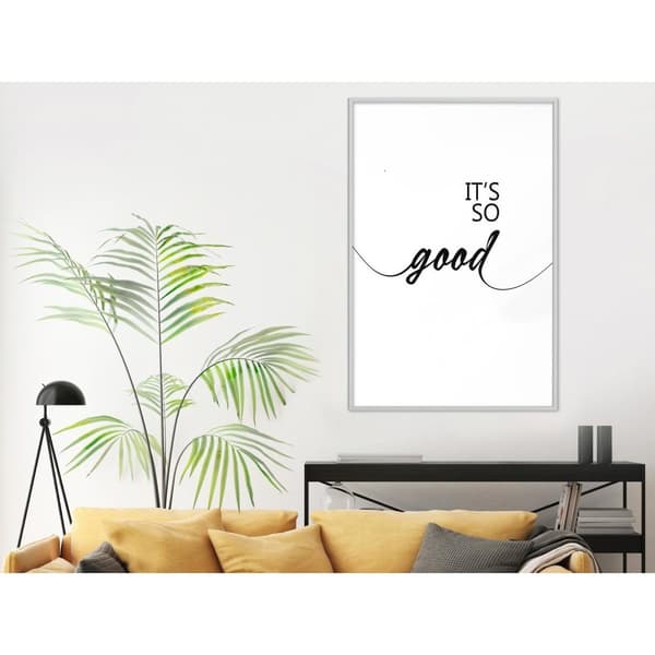 Inramad Poster / Tavla - So Good