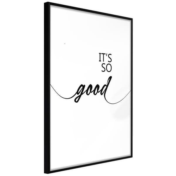 Inramad Poster / Tavla - So Good